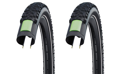 2x Schwalbe Smart Sam Plus 54-584 GreenGuard Reflex E-Bike ready 50 27.5x2.10