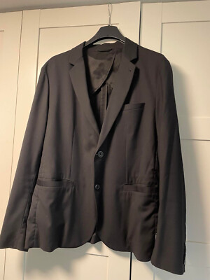 Armani Exchange Herren, Icon Periode Jacke, Schwarz, 44