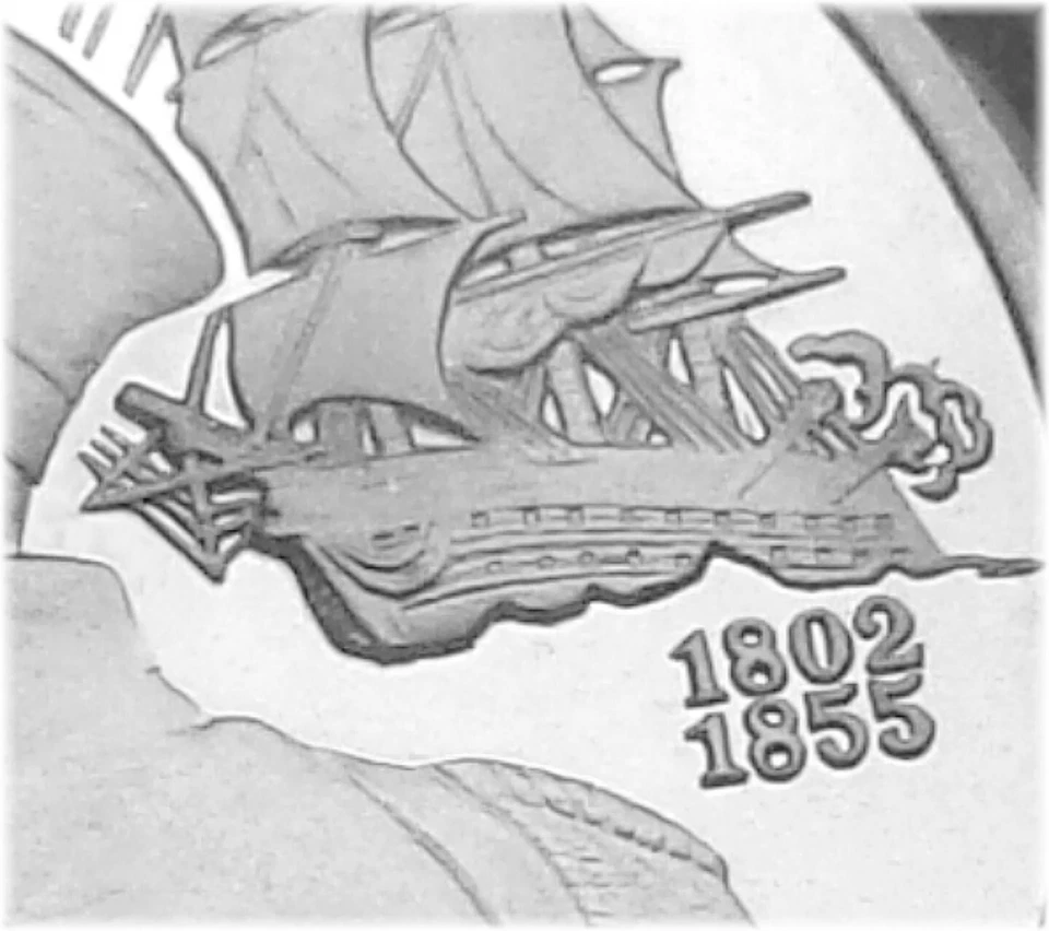 05. 1992(L) Russia 1 Rouble NGC PF 69 UC ADMIRAL NAKHIMOV Typ II-A - Image 4 of 4