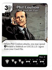 Marvel Age of Ultron Dice Masters - Single Card + Die -- Uncommon Phil Coulson
