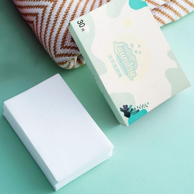 Laundry Detergent Sheets Eco Friendly Light  Scent 30 Pack Detergent Strips