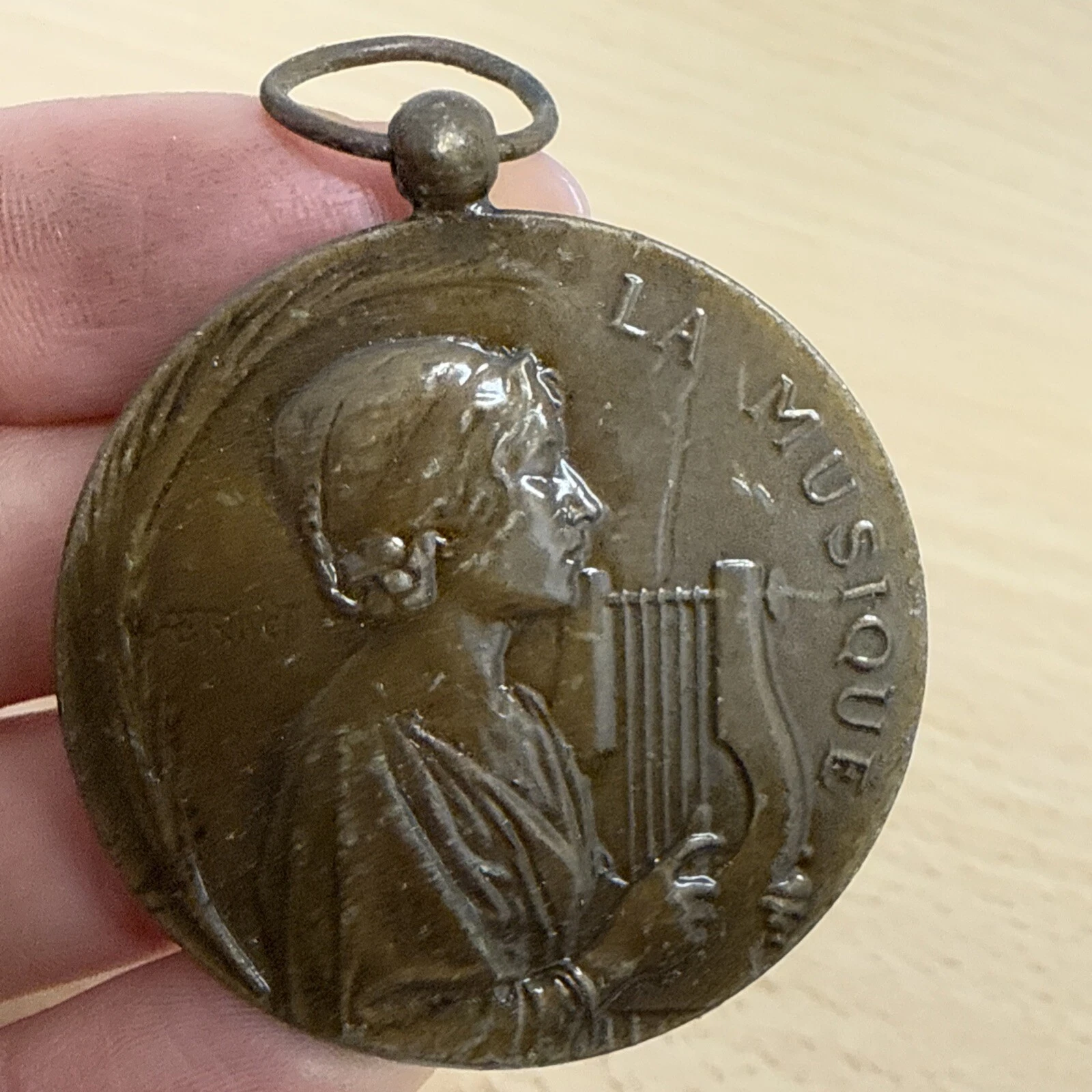 Médaille La Musique Changy 27 Mai 1934 En Bronze