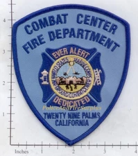 California - 29 Palms Combat Center CA Fire Dept Patch v2