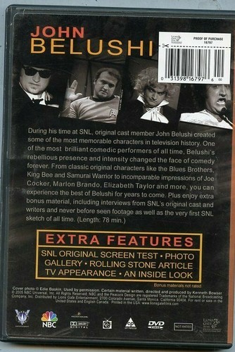 JOHN BELUSHI THE BEST OF JOHN SATURDAY NIGHT LIVE DVD EXTRA FEATURES - Picture 2 of 2