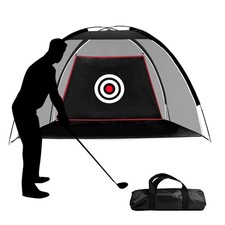 Black Golf Nets for Backyard Golf Practice Net Golf Hitting Net Training Aids wi