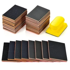24PCS Sanding Sponge Set,180-3000 Grit Soft Foam Hand Sander Block,3x4 Inch W...