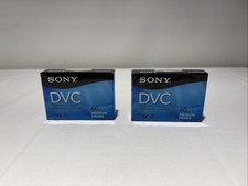 Sony Mini DVC Tape Lot Of 2 - 60 Min - Brand New, Sealed