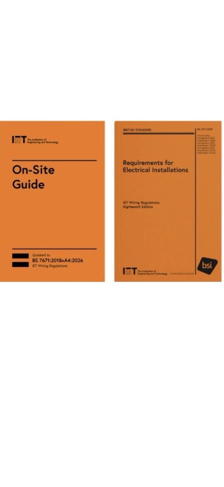 IET Electrical Wiring Regulations Regs 18th Edition Amend 4 2026 Orange Book - Image 9