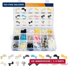 165pcs Door Lock Rod Clips Tailgate Handle Rod Lock Pawl Handle Rod End Retainer