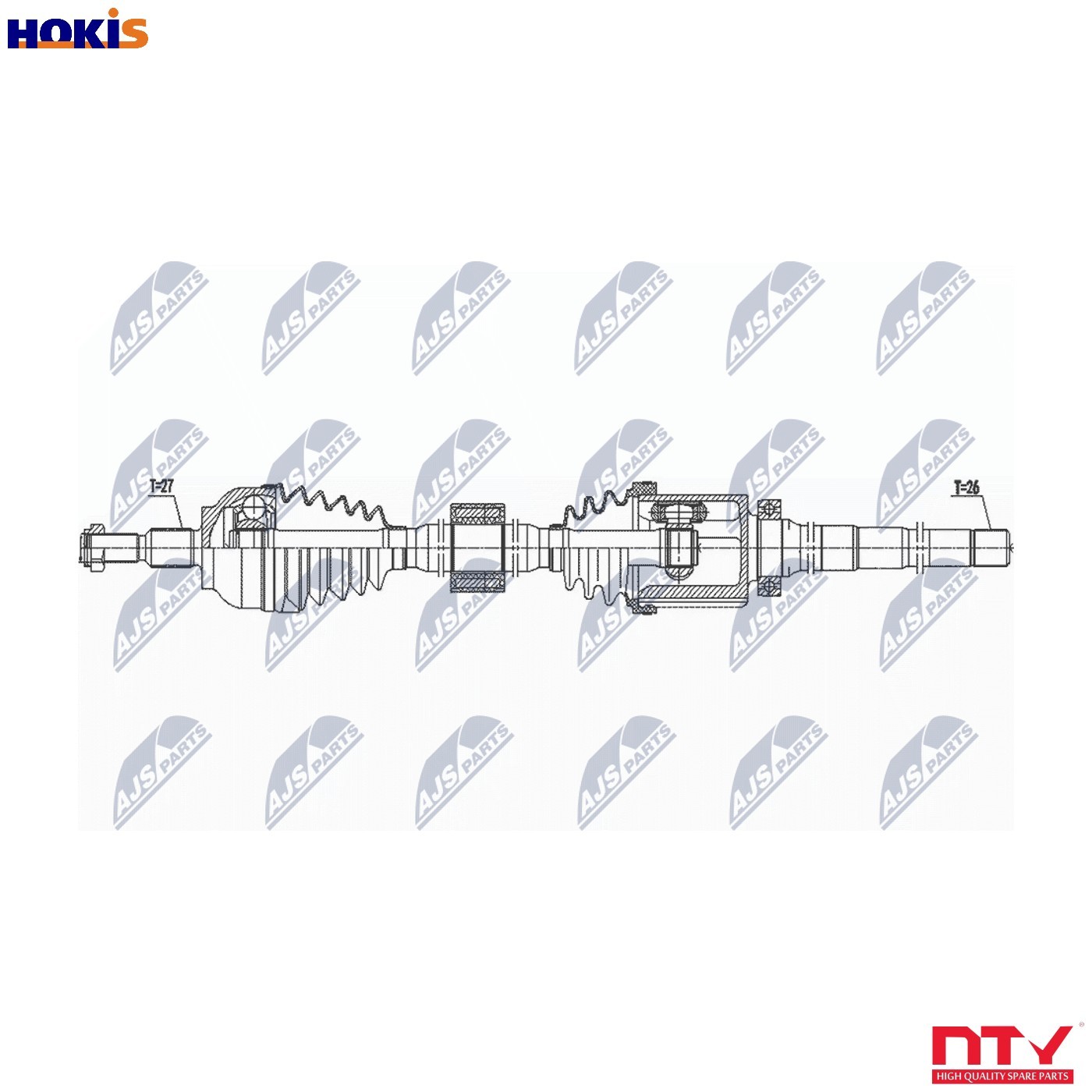 NTY NPW-FR-137 Drive Shaft for FORD - Image 7