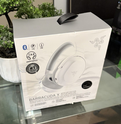 Razer Barracuda X Mercury Edition Wireless Headset Bluetooth 2.4GHz White