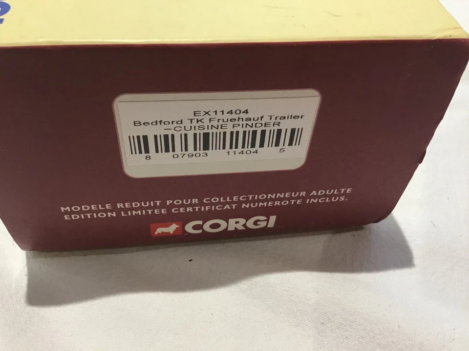 ТРЕЙЛЕР CORGI BEDFORD TK FRUEHAUF — КУХОННЫЙ ШЛАК В МАСШТАБЕ 1:50 EX11404 - Изображение 2 из 4