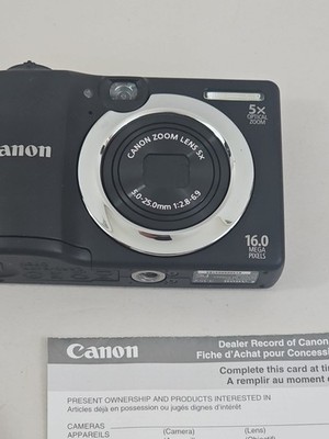 Canon Powershot A1400 HD 16.0MP Digital Camera ~ Tested ~ Memory