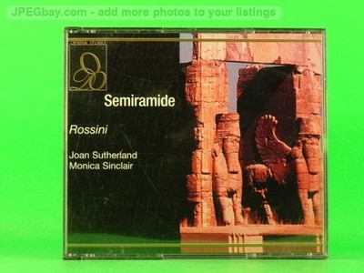 JOAN SUTHERLAND / MONICA SINCLAIR SEMIRAMIDE (2 x CD) (Z121) Audio CD OPERA D'OR