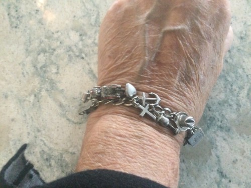 Vintage 1/20/ 12k GF & Solid 925 Sterling Silver 13 Theme Charm Bracelet 1960's - Picture 11 of 11