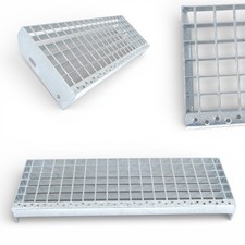 Metallstufe Verzinkt Gitterroststufen Treppenstufe 600/700/800/900/1000 x 240mm
