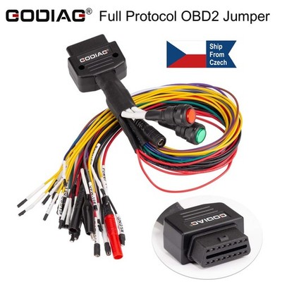 GODIAG Breakout Tricore Cable Full Protocol OBD2 Jumper Cable E-CU Programming