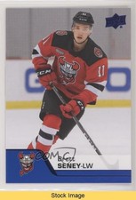 2020-21 Upper Deck AHL Blue Brett Seney #40 READ 8tn
