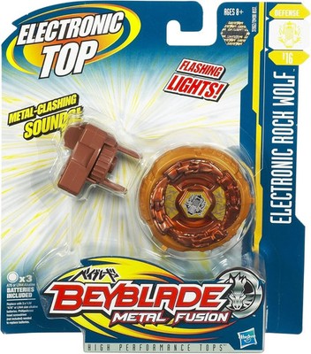 Beyblade Metal Fusion Electronic Rock Wolf B16   Takara Tomy/Hasbro Battle Top