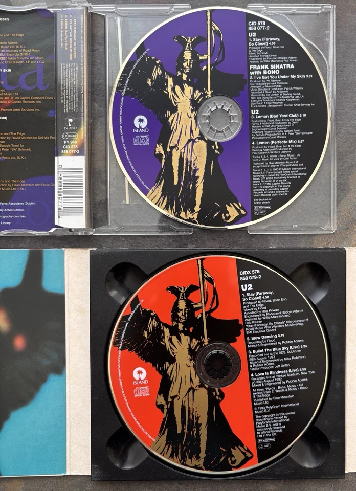 U2 - Stay (Faraway, So Close!) CD1 + The Live Format CD2  (1993) - Double Pack - Image 2 of 4