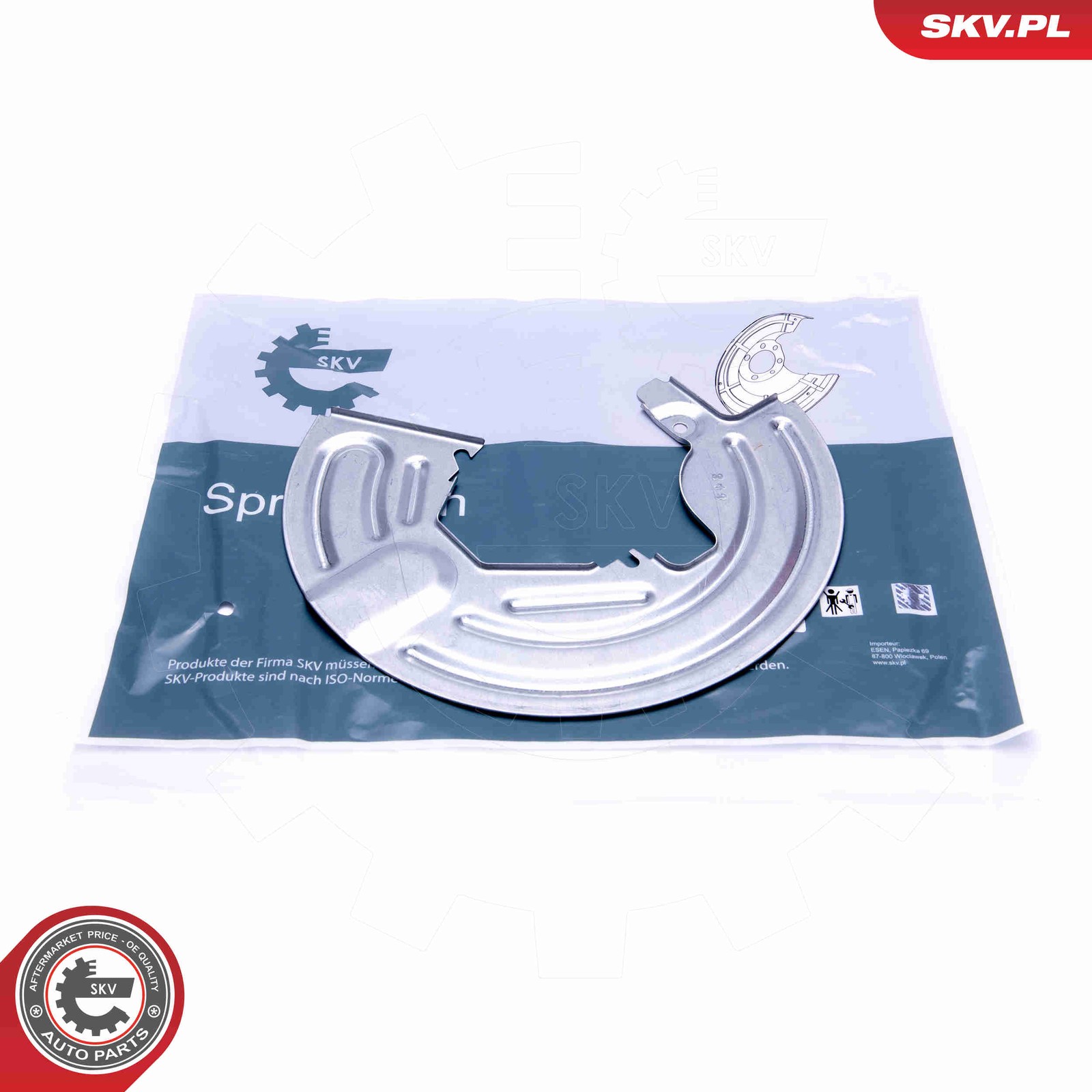 SPLASH GUARD BRAKE DISC 57SKV167 FOR RENAULT CLIO/II/Hatchback/Van 11 SCÉNIC