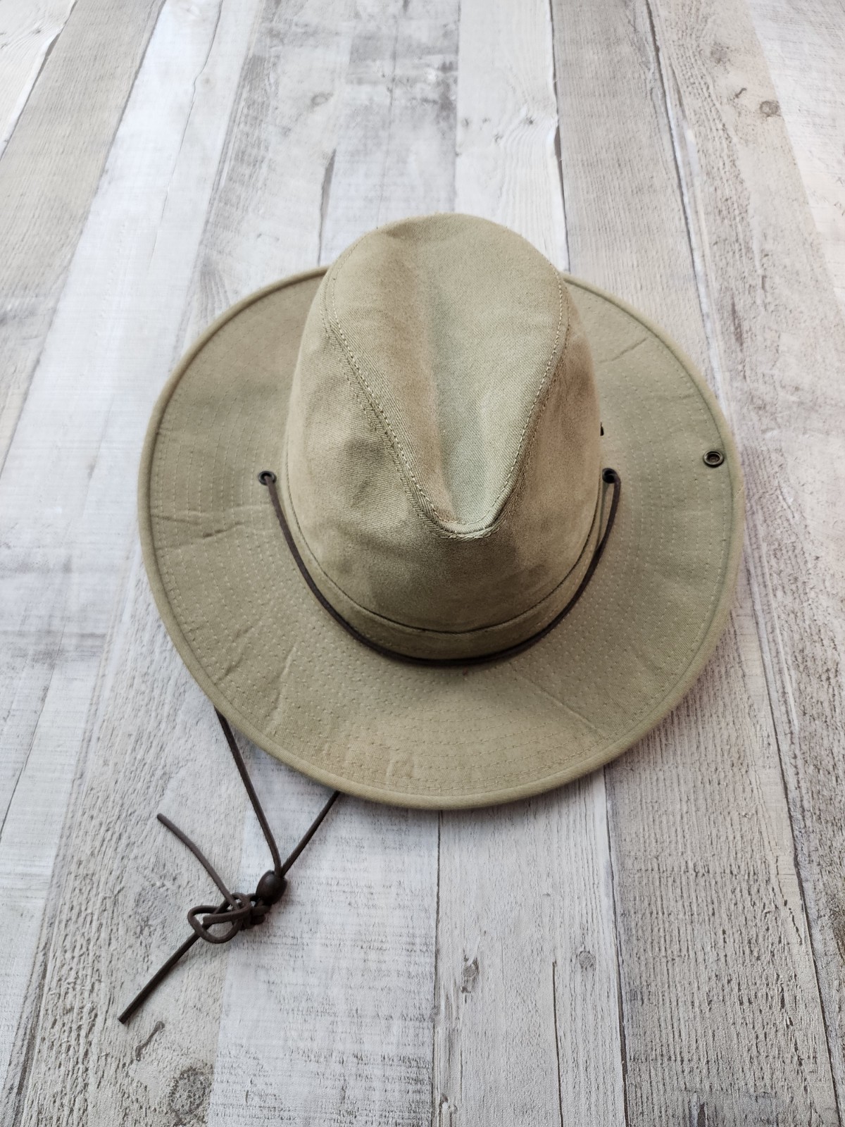 Henschel Hat Company Tan Canvas Safari Hat Men's Medium 57 C