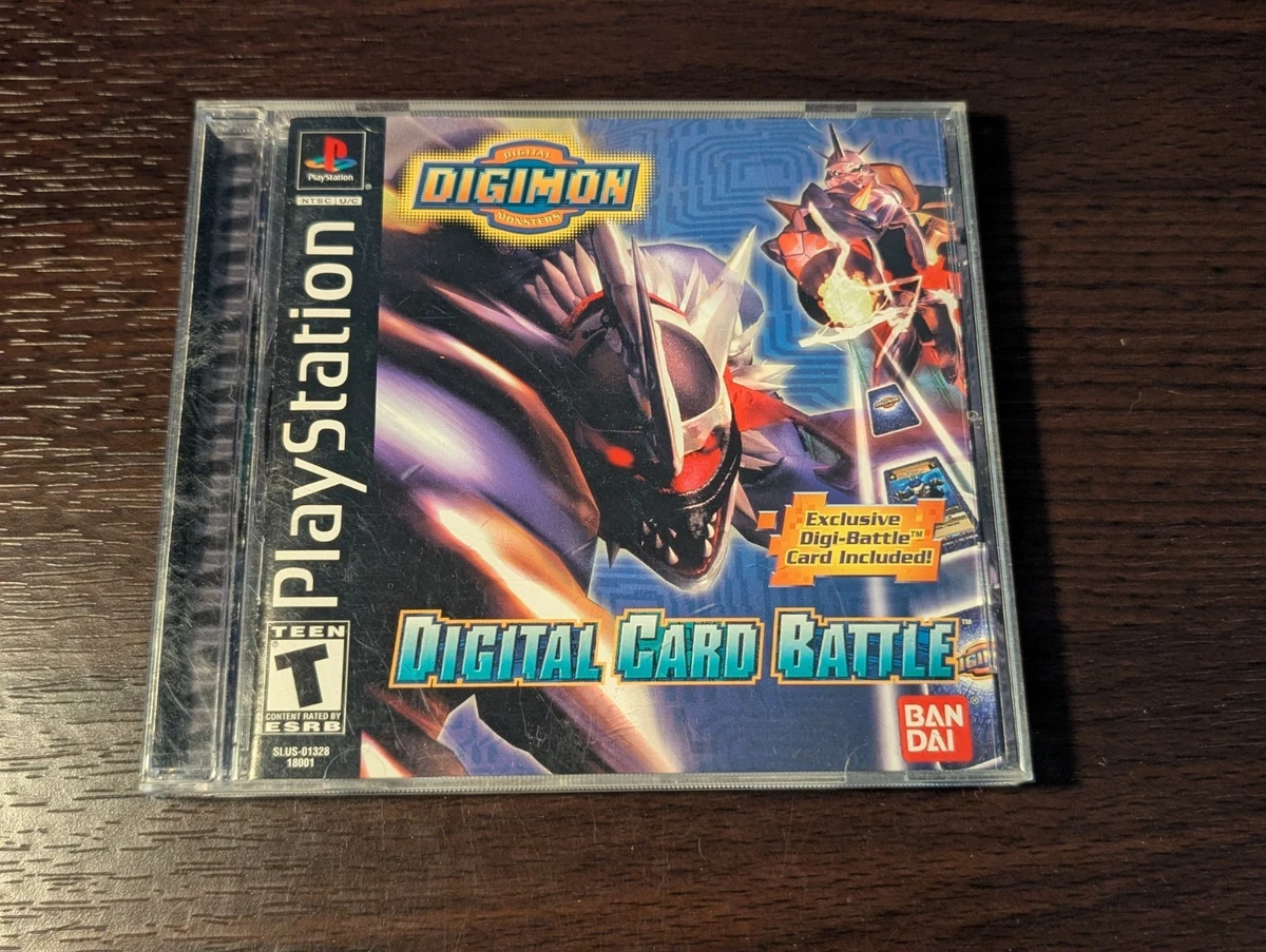 Sony PlayStation 1 Digimon Digital Card Battle Video Games for