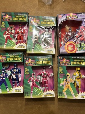 1994 Bandai Power Rangers Karate deluxe 8  Action Figure Lot X6 - 3 Are Sealed