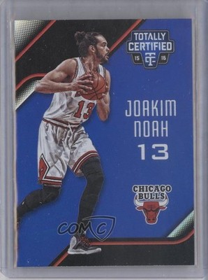 2015-16 Panini Totally Certified Mirror Blue 13/99 Joakim Noah #19 7y2