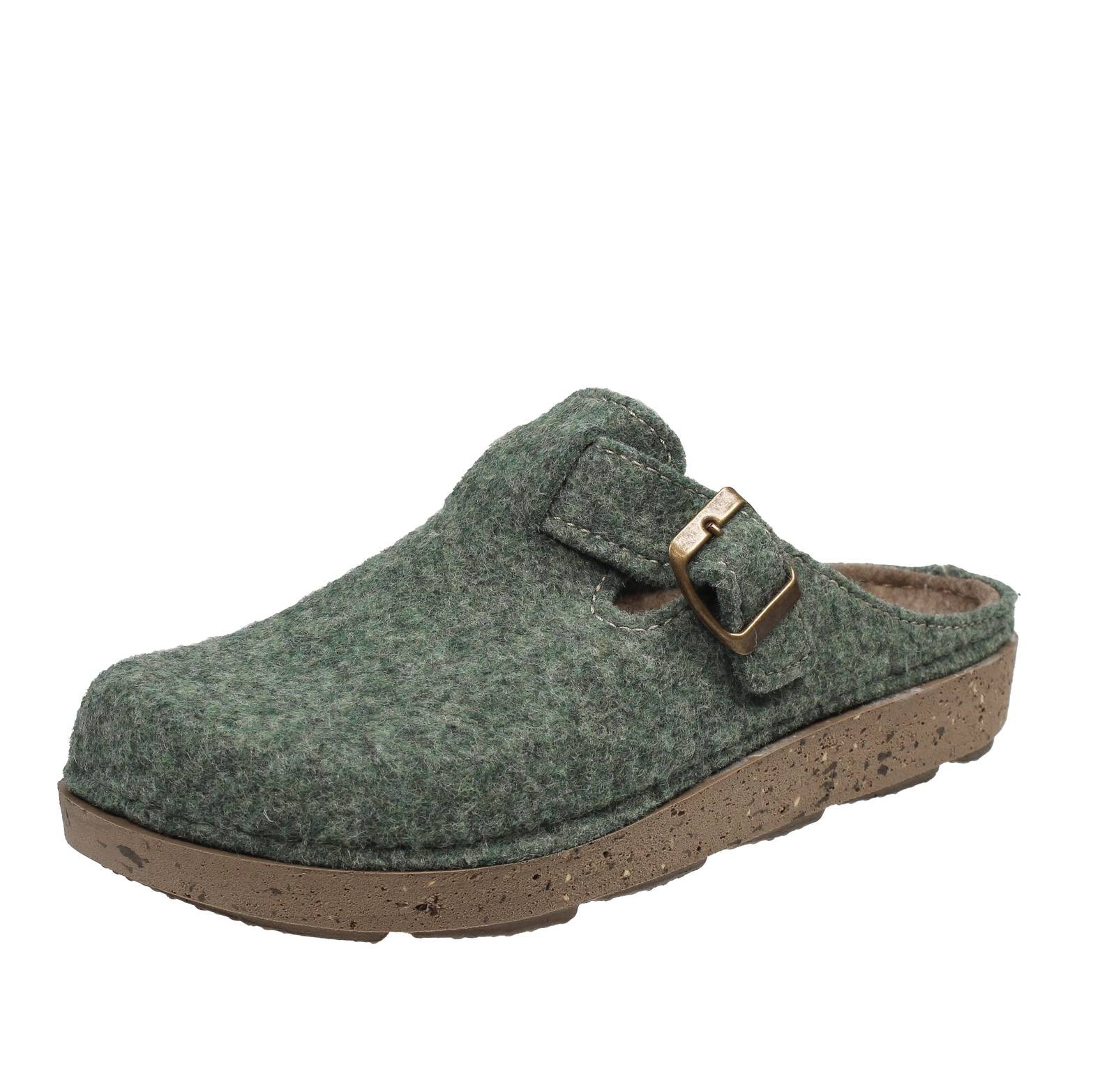 Inblu Clog aus grnem Stoff - Gre 36 234 cm Damenschuhe Hausschuhe Sabot 7690₽