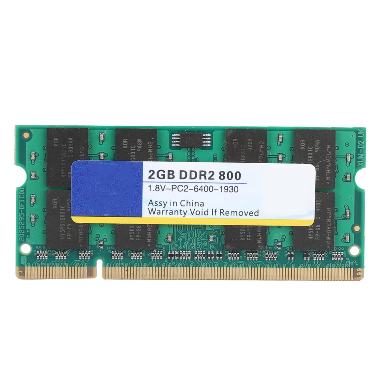 Mémoire RAM DDR2 800Mhz 2G pour la bureautique sur PC portable