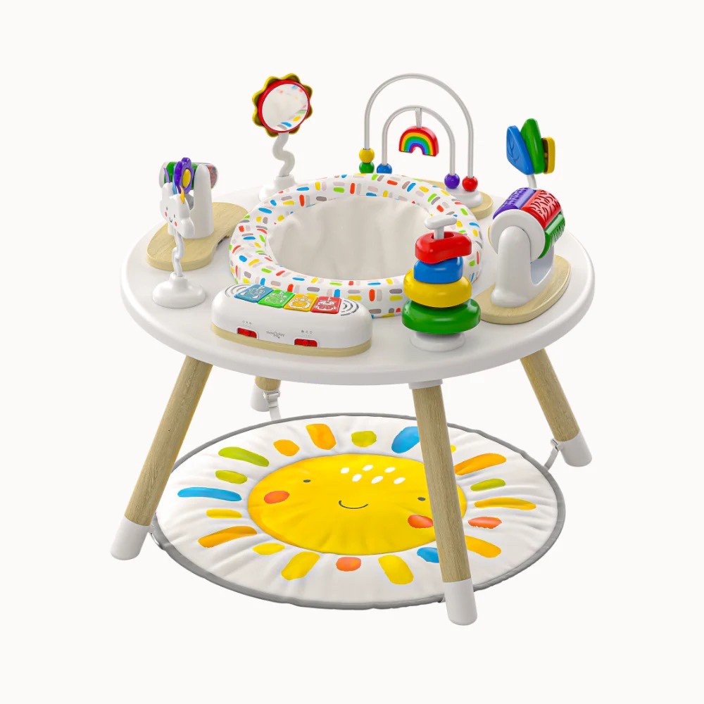 4-in-1 Baby Activity Center/Bouncer Montessori Toys Learning Piano Toddler Table