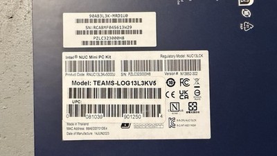 Intel NUC TEAMS-LOG13L3KV5