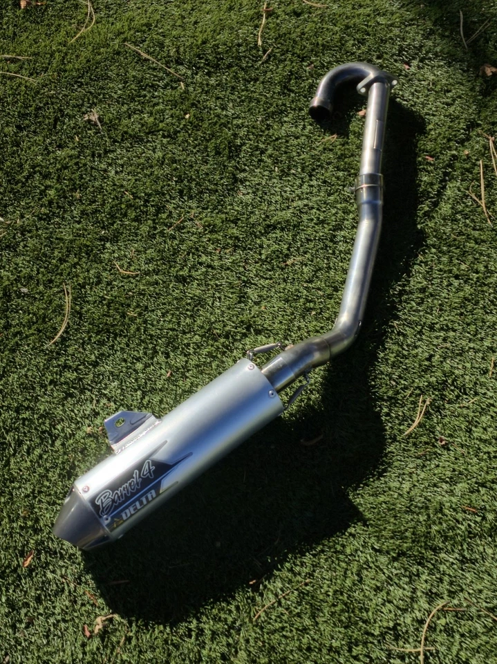 Silenciador de escape completo Delta Barrel 4 Yamaha Wr250x/r 08-22 en EE. UU. no antideslizante  Foto 2 de 4