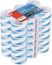 36 Rolls Ultra Clear Packing Tape 2.7Mil Thick and 1.88" Wide. 60 Yards per Ro