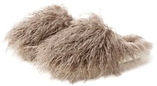Fuzzy Plush Women's House Slipper Cozy Non-slip Bedroom 5-5.5 Dark Brown