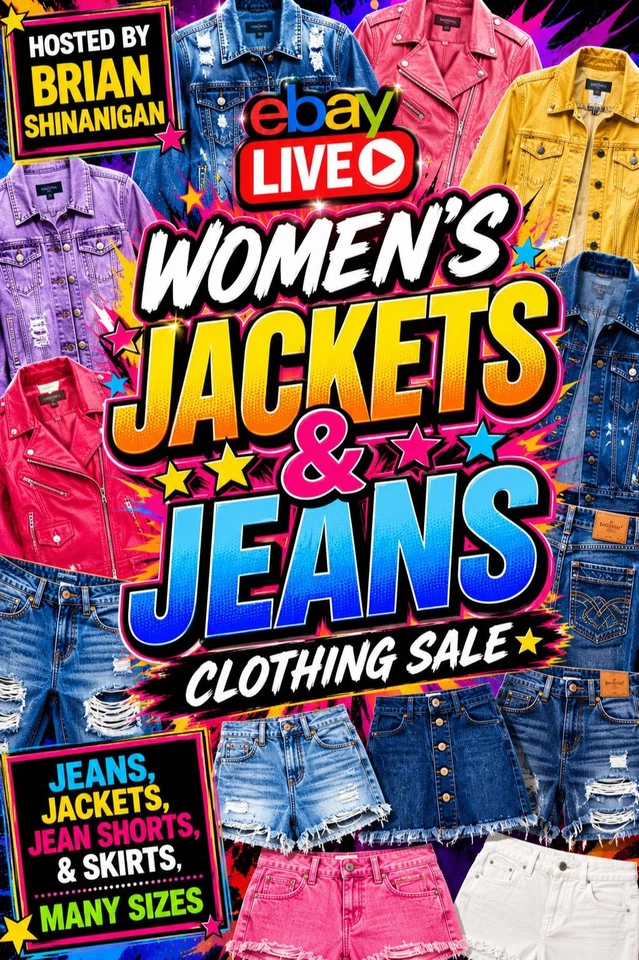 Women's Jackets & Jeans Super Sale. Lots Sizes, Many NWT, Combined Shipping