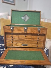 Gerstner 11 drawer oak machinist tool chest