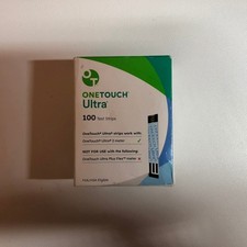 100 OneTouch Ultra Test Strips EXP 09/30/2026
