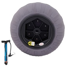 2Pcs 16" Balloon Beach Wheels Replacement Fishing Kayak Cart Tires Dolly Canoe