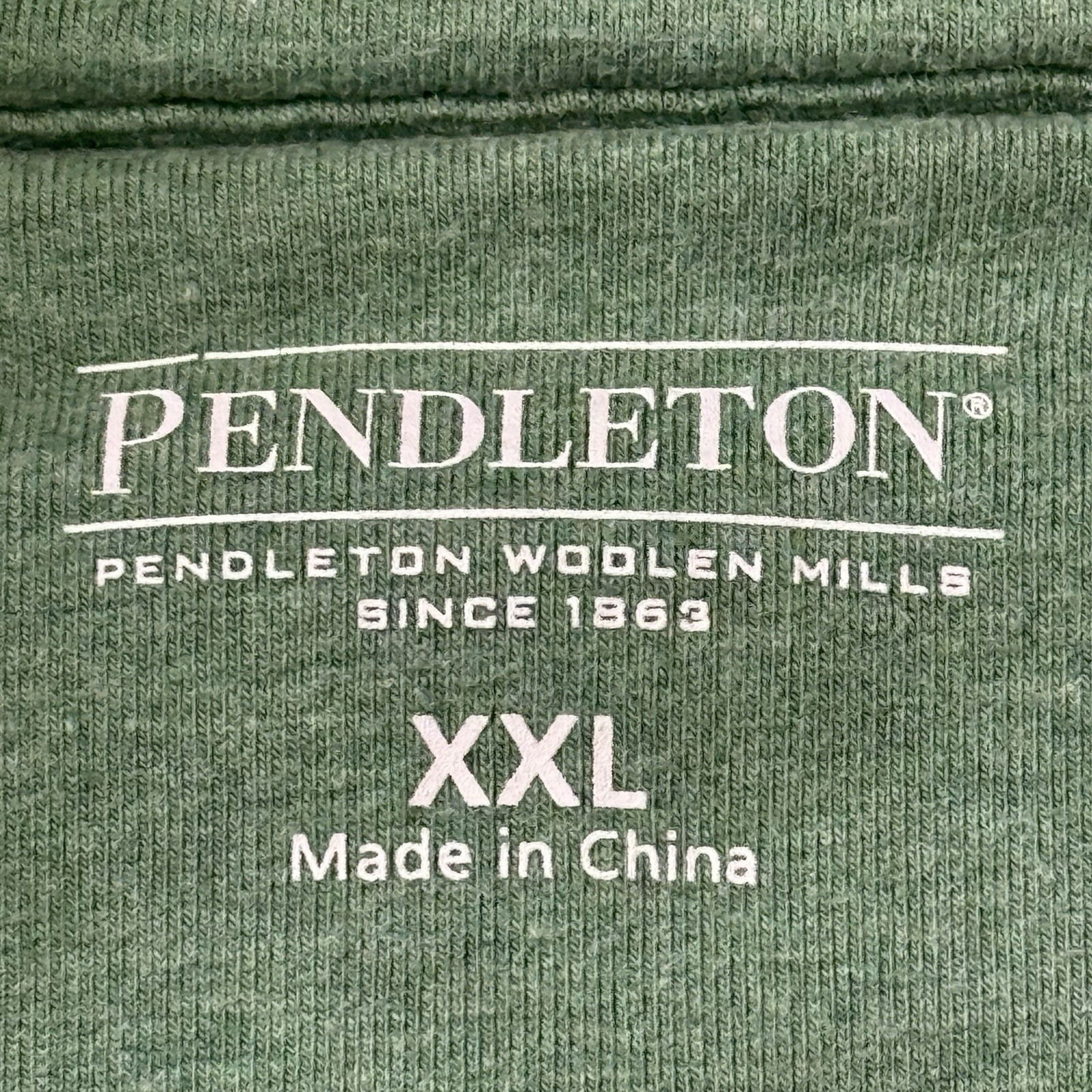 Pendleton 1/4 Zip Long Sleeve Pullover Sweatshirt… - image 4