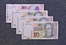 Kroatien 20 10 Kuna Croatia Hrvatska Banknoten