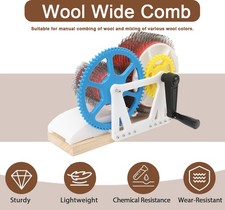 Woll Breittrommelkarder Trommelkardiermaschine Manuell Wollfilm Drum Carder