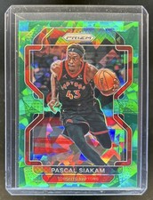 2021-22 Panini Prizm Pascal Siakam Green Ice #174 Raptors