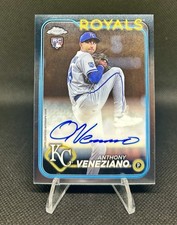 Anthony Veneziano 2024 Topps Chrome #RA-AV Rookie Autographs Royals RC Auto