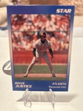 David Justice Dave 1990 Star Personal Info #11! 2 Card Min! Read Desc!