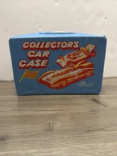 VINTAGE TARA TOYS COLLECTORS 24 CAR CASE With Random Vintage Cars