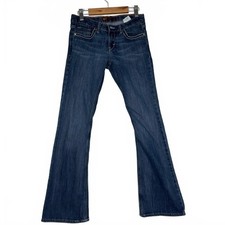 Levi’s Girls Size 12 Regular Bootcut Jeans Blue Denim Flap Pockets Western