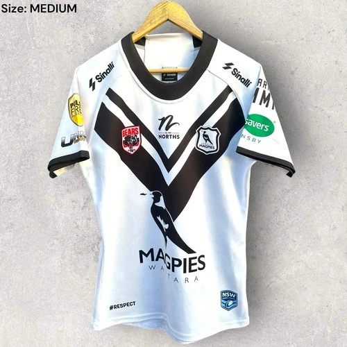 ASQUITH MAGPIES RUGBY LEAGUE MATCH JERSEY Size M