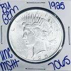 1925 BU UNCIRCULATED SILVER PEACE DOLLAR AUTHENTIC U.S. MINT FREE SHIPPING 7065